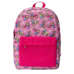 NEW JANE MARIE girl's hay day backpack in pink multi